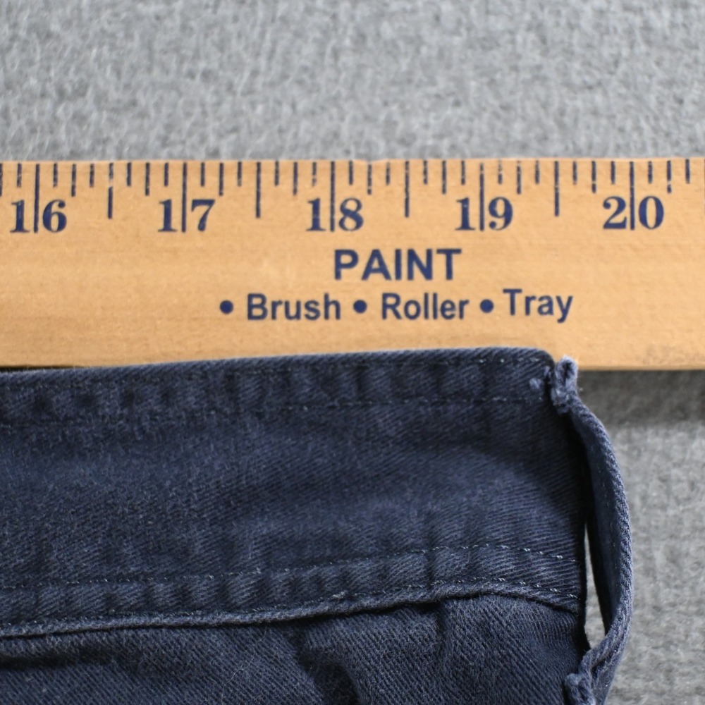 THRE3 Mens Cargo Shorts Size 38 Navy Blue 100%‎ Cotton Casual 232507M2 - Picture 10 of 10